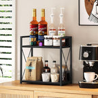 Giikin Kitchen Countertop Organizer, 2 Tier Coffee Bar Organizer, Kitchen - Image 7