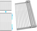 Roll Up Dish Drying Rack, Adjustable Over Sink Dish Drying Rack by romise