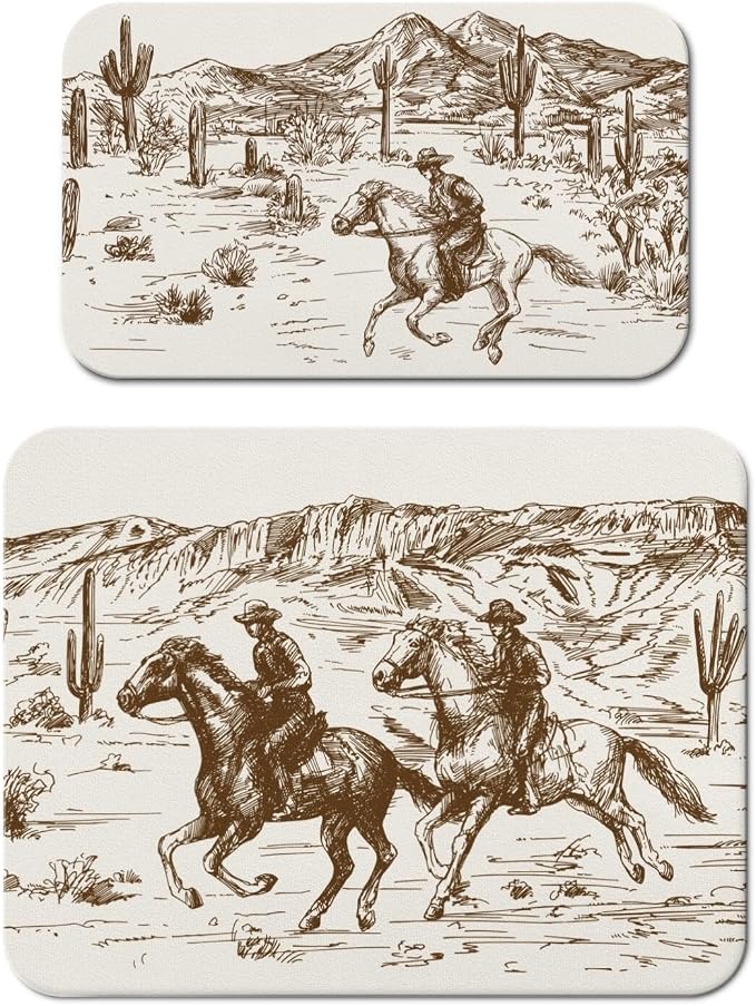 Dish Drying Mat for Kitchen Counter 2 Pack by Unknown