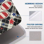 4th of July Dish Drying Mat 24x18 Inch, Patriotic Drying Mat - Image 4