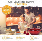 Crovora 6 QT Enameled Cast Iron Dutch Oven - Image 2