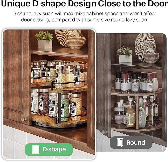 Lazy Susan Organizer Spice Rack - Image 4