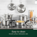 Cuisinart 12-Piece MultiClad Pro Triple Ply Stainless Stainless Steel Pots and - Image 5