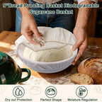 AHJ 6QT Dutch Oven For Bread Baking, Enameled Cast Iron Dutch Oven Pot - Image 6