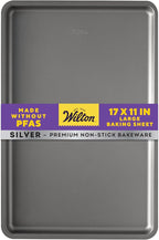 Wilton Silver Non Stick Large Baking Sheet, Cookie and Roasting Pan by Wilton