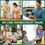 50 Pack 32 oz Sturdy Leakproof 2-Compartment Meal Prep Containers - Image 7