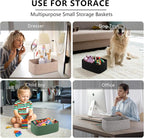 OIASKET 6 Pack Storage Baskets for Shelves, Small Baskets for Shelves, Cute - Image 8
