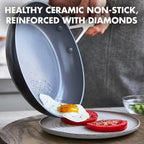 GreenPan Valencia Pro Hard Anodized Healthy Ceramic Nonstick 8" Frying Pan - Image 4