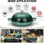 Bread Dutch Oven for Sourdough Baking, Joyfair Enameled Cast Iron Dutch Oven Pot - Image 5