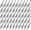 Meanplan 50 Pcs Small Stainless Steel Kitchen Tongs 7 Inch Food Serving Tongs by Meanplan