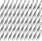 Meanplan 50 Pcs Small Stainless Steel Kitchen Tongs 7 Inch Food Serving Tongs by Meanplan