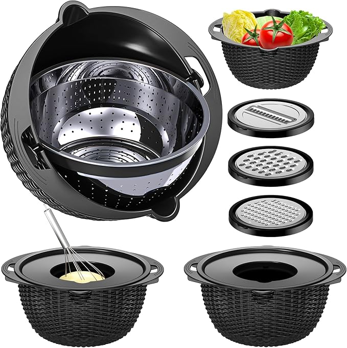 4-1 Colander with Bowl Set by Balavina