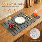 Large Stone Dish Drying Mat for Kitchen Counter, Home Essentials - Image 4
