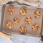 HAPPIELS 9 x 13-Inch Nonstick Quarter Sheet Pan Set of 2 | Non-Toxic, Rimmed - Image 5