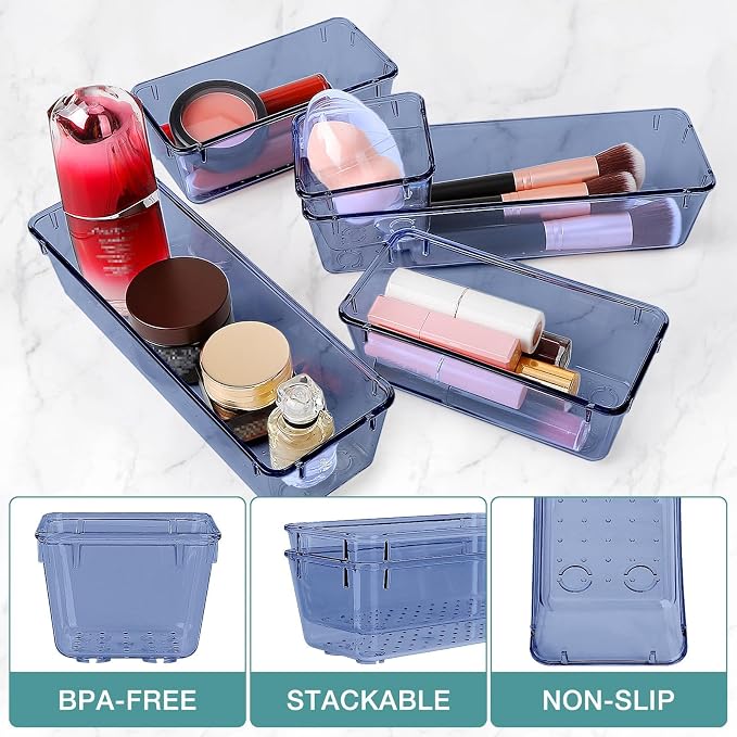 StorMiracle 16 PCS Drawer Organizer Set, 5 Varied Size Bathroom and kitchen - Image 3