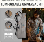 Asaya Chef and BBQ Apron with Bottle Opener and Hand Towel - 10oz Cotton Canvas - Image 5