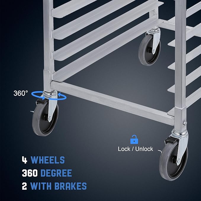 Profeeshaw Bun Pan Bakery Rack 20 Tier - Image 4