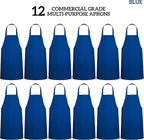 GREEN LIFESTYLE 12 Pack Professional Chef Apron – Grilling Aprons - Image 3