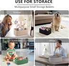 OIASKET 6 Pack Storage Baskets for Shelves, Small Baskets for Shelves, Cute - Image 7