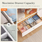 Lifewit 5" Tall 6 Pack Drawer Dividers, 30-47cm/11.5-18.5" Expandable Drawer - Image 4