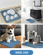 Dish Drying Mat for Kitchen Counter, Hide Stain Anti Absorbent for Kitchen - Image 6