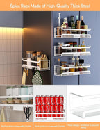 Spice Rack Wall Mount with Hooks - Image 5