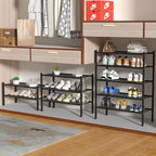ROMGUAR CRAFT 4 Tier Bamboo Shoe Rack - Image 4