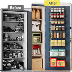 Over The Door Pantry Organizer, 8-Tier Over The Door Organizer - Image 7