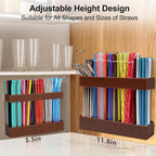 9.5” Large Acrylic Straw Holder - Image 2