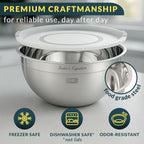 Baker's Signature Stainless Steel Mixing Bowls - Image 3
