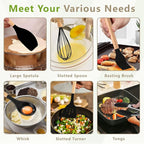 SAKAMOSH Silicone Cooking Utensils Set - Image 3