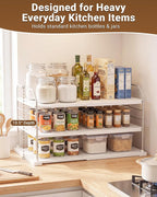 EVERIE Extendable 3-Tier Kitchen Cabinet & Pantry Organizer - Image 5
