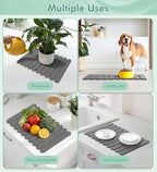 Large Stone Dish Drying Mat for Kitchen Counter, Quick Dry Diatomaceous Earth - Image 7