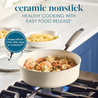 Rachael Ray Cucina Ceramic Nonstick Saute Pan - Image 3