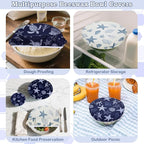 5-Size Reusable Beeswax Bowl Covers - Image 5