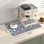 Bloss Coffee Mat, Christmas 12"x19" Bar Mat - Image 2