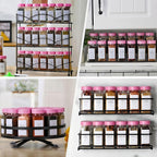 24 Glass Spice Jars with Label-4oz Spice Containers with Lids and Shaker Lids - Image 3