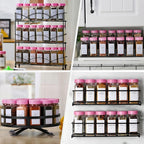48 Glass storage jars，Glass Spice Jars - Image 3