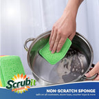 Scrub and Wipe Cleaning Sponges – SCRUBIT Dual Sided Scouring Pad and Sponge - Image 4