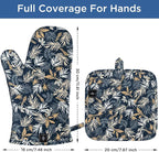 BONTHEE Oven Gloves Heat Resistant Potholder Set Oven Gloves - Image 2