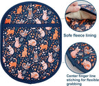 Pot Holders Set of 2 with Transparent Clear Silicone Shell and Nice Cat Flower - Image 5