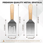 Stainless Steel Spatula Set, Metal Spatula - Image 3