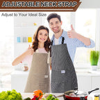 Janmercy 24 Pcs Aprons for Women Men - Image 4