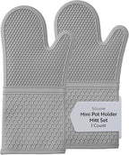 Restaurantware 2-Piece Silicone Oven Mitts Set 1 Case of 13.98 x 7.28 x 1.57 by Restaurantware