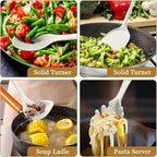 LIANYU 8Pcs Kitchen Cooking Utensils Set, Silicone Utensil Sets, Heat Resistant - Image 6