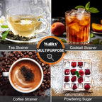 Walfos Small Fine Mesh Tea Strainer, Mini Stainless Steel Sieve - Image 2