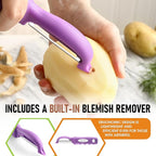 Spring Chef Premium Swivel Vegetable Peeler, Comfortable Handle and Ultra Sharp - Image 5