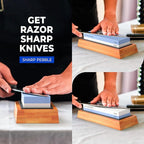 Sharp Pebble Premium Whetstone Knife Sharpening System – 1000/6000 Grit - Image 6