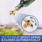 COOK WITH COLOR Glass Olive Oil Bottle Dispenser - Image 6