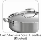 Tramontina Signature Tri-Ply Clad Stainless Steel 6-Quart Saute Pan - Image 5